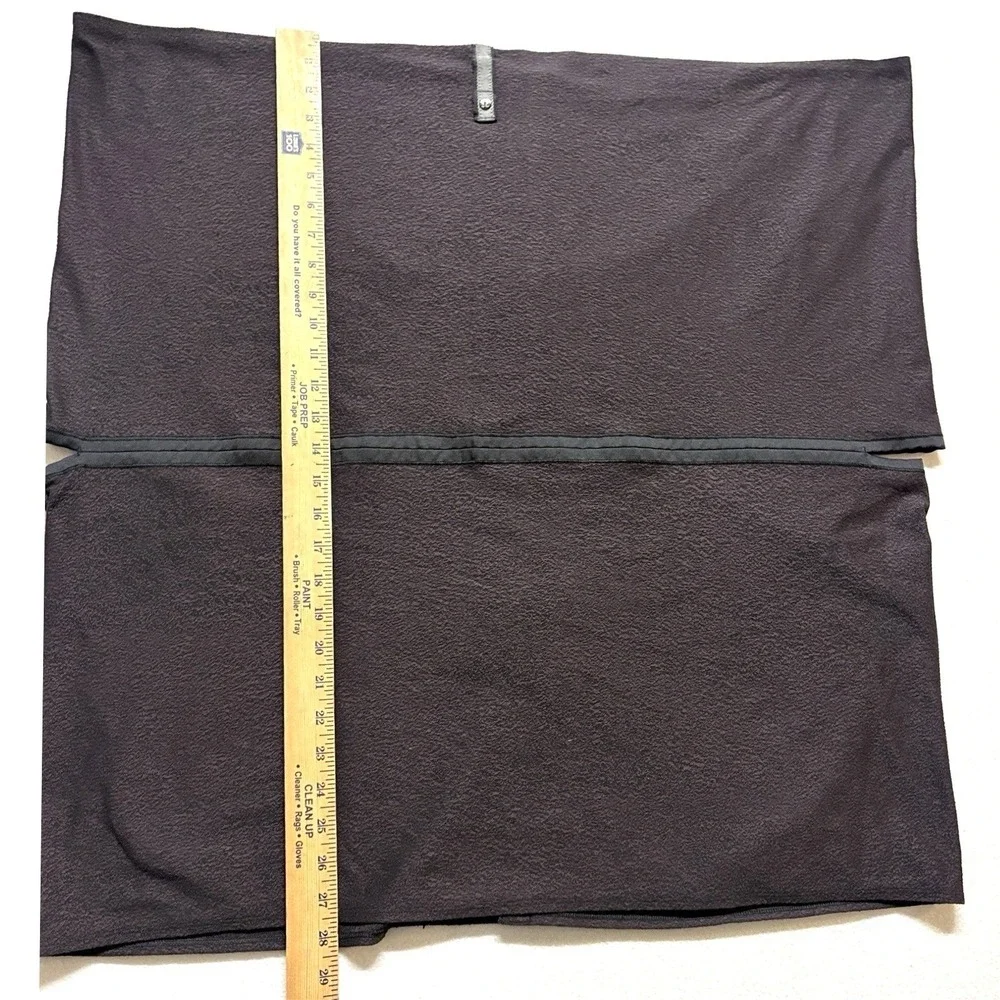 Lululemon Vinyasa Scarf Snap Convertible Wrap Plum Black Cherry Rulu Fabric‎